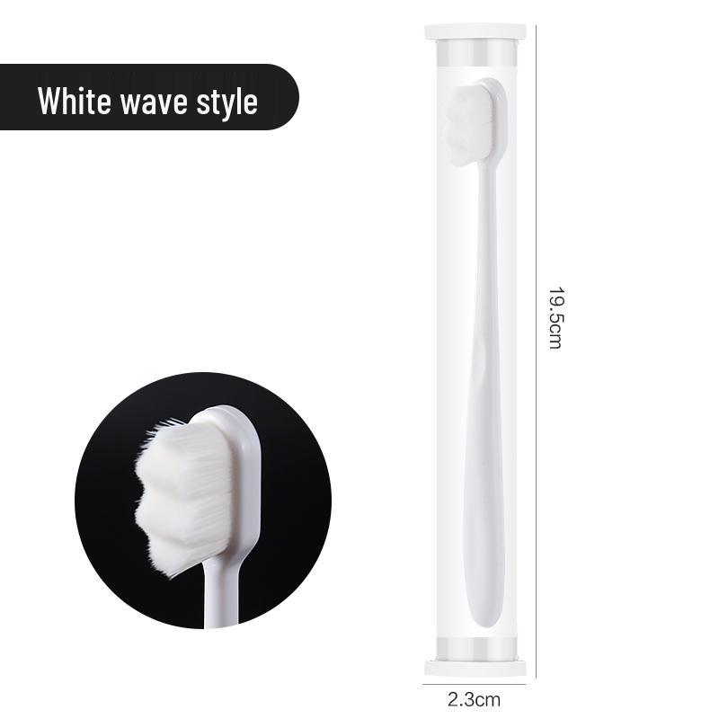 Ten Thousand Bristles Ultra-Soft Nano Toothbrush - Fine Bristles & Small Head Family Pack for Couples, Women, Men