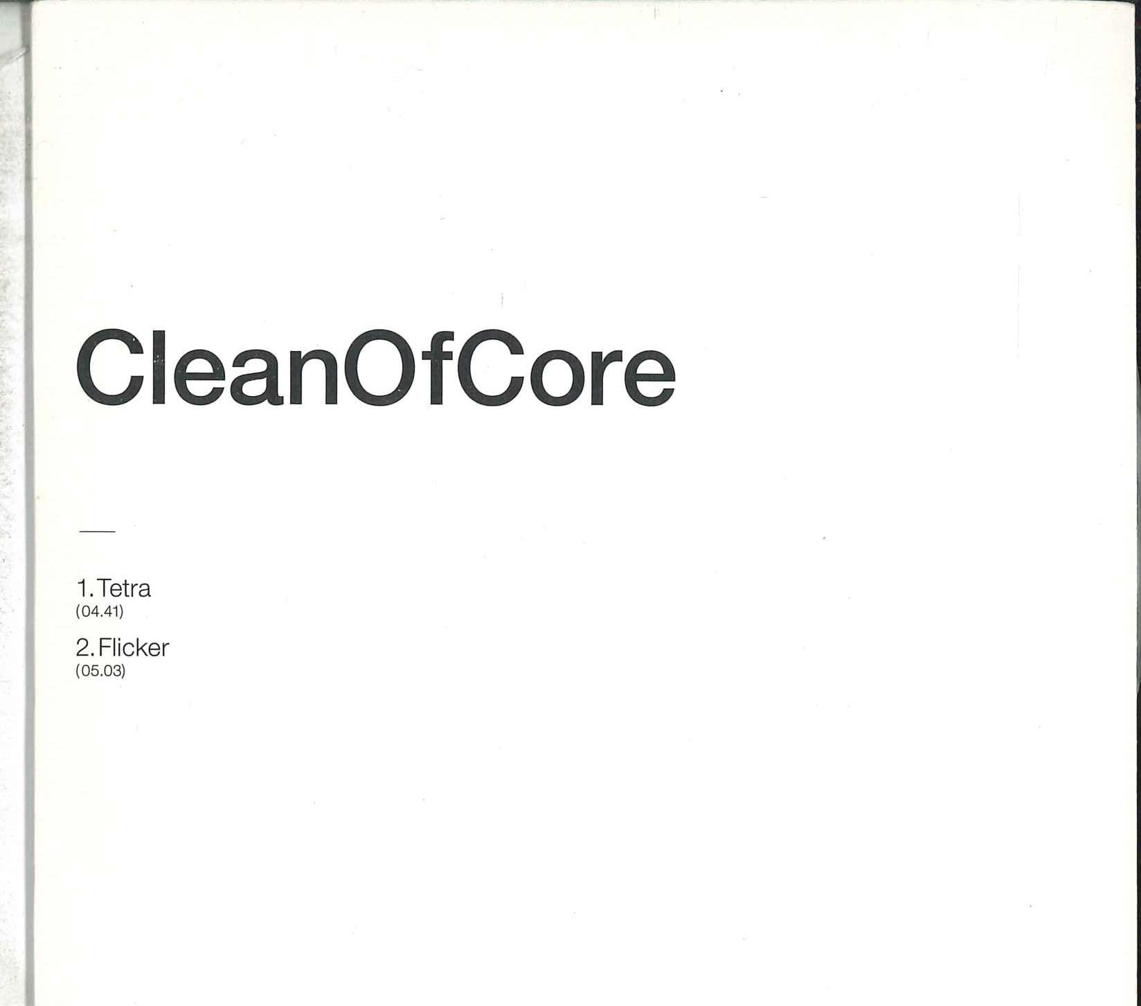 

CD CLEANOFCORE - Cleanofcore HAM001 BRIDGE Japan Japanese Pop/Rock Used