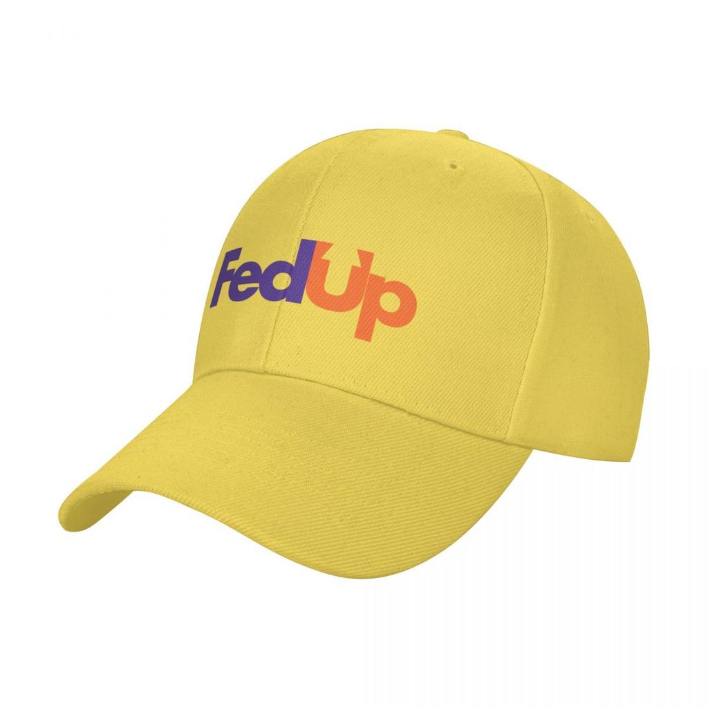 FedEx but says FedUp Baseball Cap Fashion Beach Golf Hat Man Golf party Hat Mens Women's