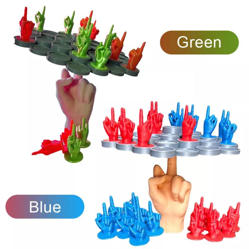 Middle Finger Interactive Toy Balance Board Desktop Game Adults Social Gathering