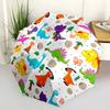 1pc Dinosaur Pattern Automatic Open/Close Umbrella, Compact Travel Umbrella, 8-Rib Sturdy Frame - Ideal Gift for Friends Yy251118006