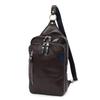 Doubles 2-Way BackpackBody Bag, Genuine Leather, A4 Size, JPU-7464 (Dark Brown)
