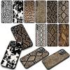Leopard Cow Print Snake Cover Phone Case for OPPO A18 A16 A17 A38 A54 A40 A60 A80 A78 A79 A57 A55 A96 A15 A53