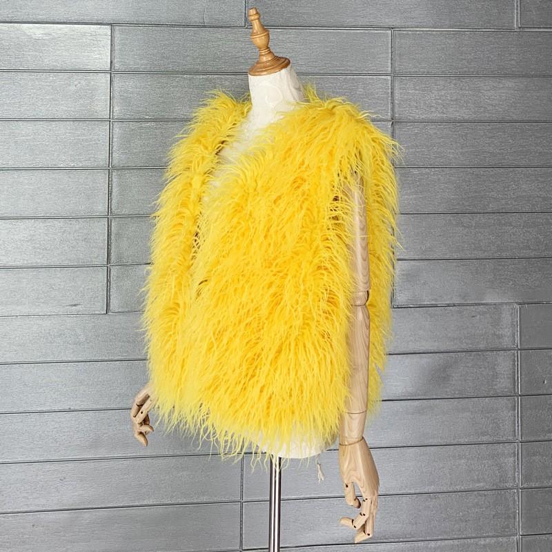 2026 Womens Faux Fur Vest Warm Sleeveless Jacket Street Style Winter Coat