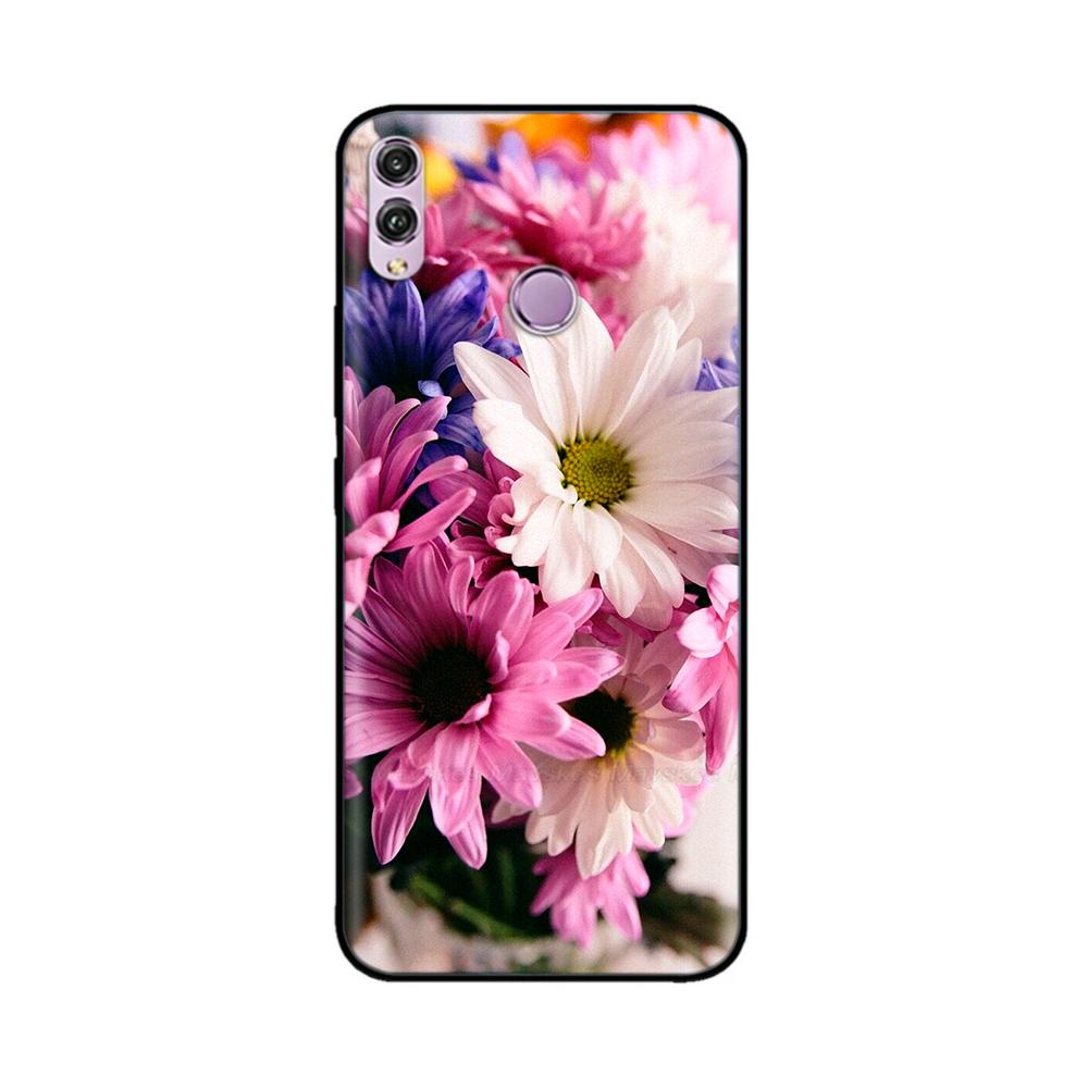 For Huawei Honor 8X Case Silicon Soft TPU Cartoon Painted Back Cover Phone Case for Huawei Honor 8X 8 X Honor8x Cases Bumper