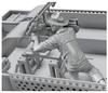 Thunder Model Maßstab 1/35 Britischer LRDG Ford F-30 Geschütz-LKW mit 37mm Bofors Kanone, Enthält 3 Figuren, Plastikmodellbausatz TB35312 (Militärfahrzeug)