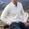 Autumn And Winter Multicolor Men'S Sweaters, Stand-Collar Base Layers, Knit Shirts, Men'S Warm Sweaters