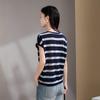 SOFSIL Women's Striped Short-Sleeved T-Shirt