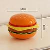 6 Stück/Set Hoher Wert Knochenspucknapf Stapelbares Hamburger-Platten-Set Burger 6 Schichten Speiseteller Lustige Saucenbehälter Tischdeko