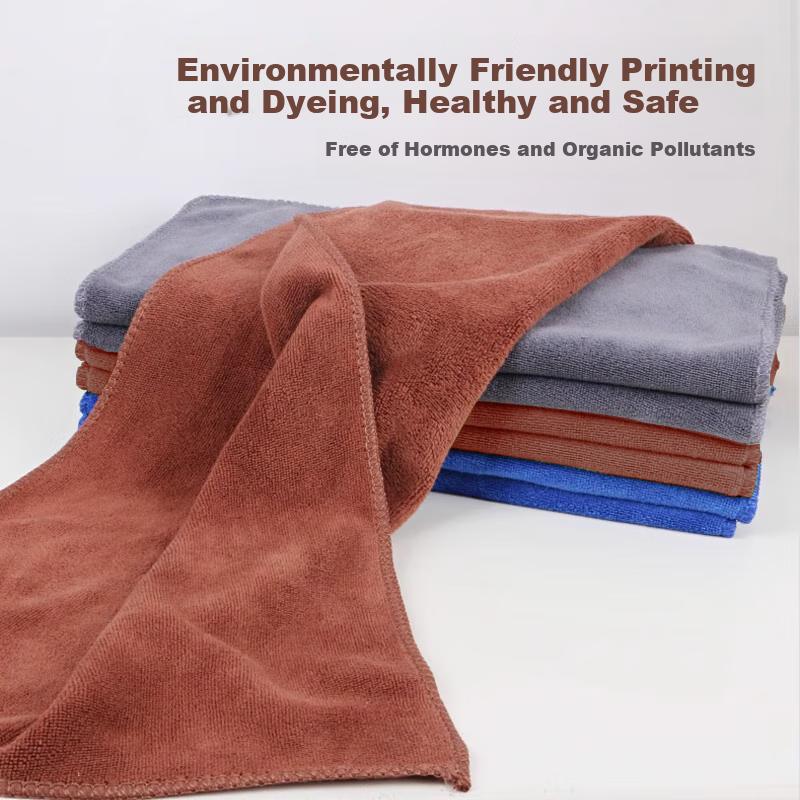 Xijie Cleaning Cloth 30*30cm*5pcs, Thickened Absorbent Kitchen Dishwashing Cleaning Towel for Household Cleaning