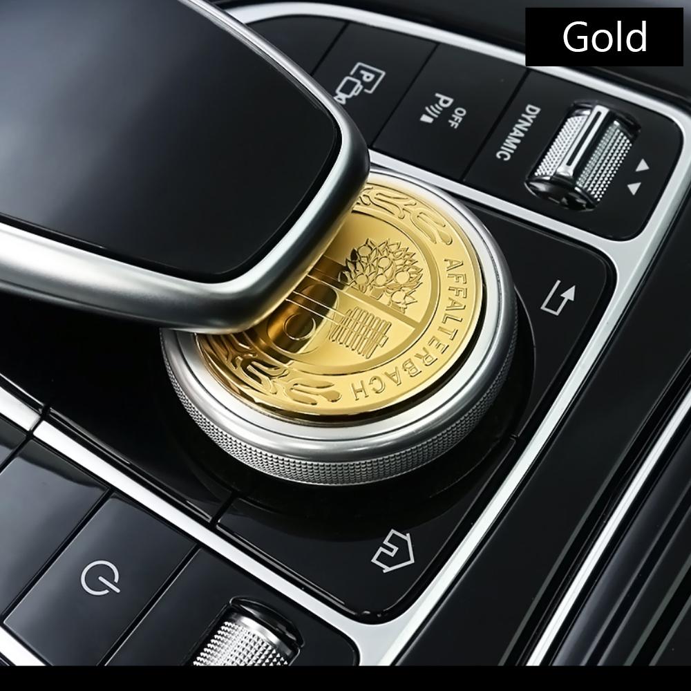 47mm Auto Multimedia Aufkleber Innen Aufkleber Dekor Für B/enz S205 W205 W213 C205 C43 C63S GLC C253 Aufkleber