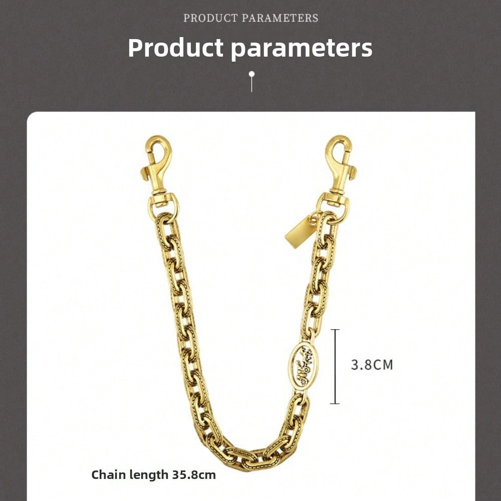 Fashion shoulder bag chain pendant square bag women's oblique span bag hanging chain jewelry