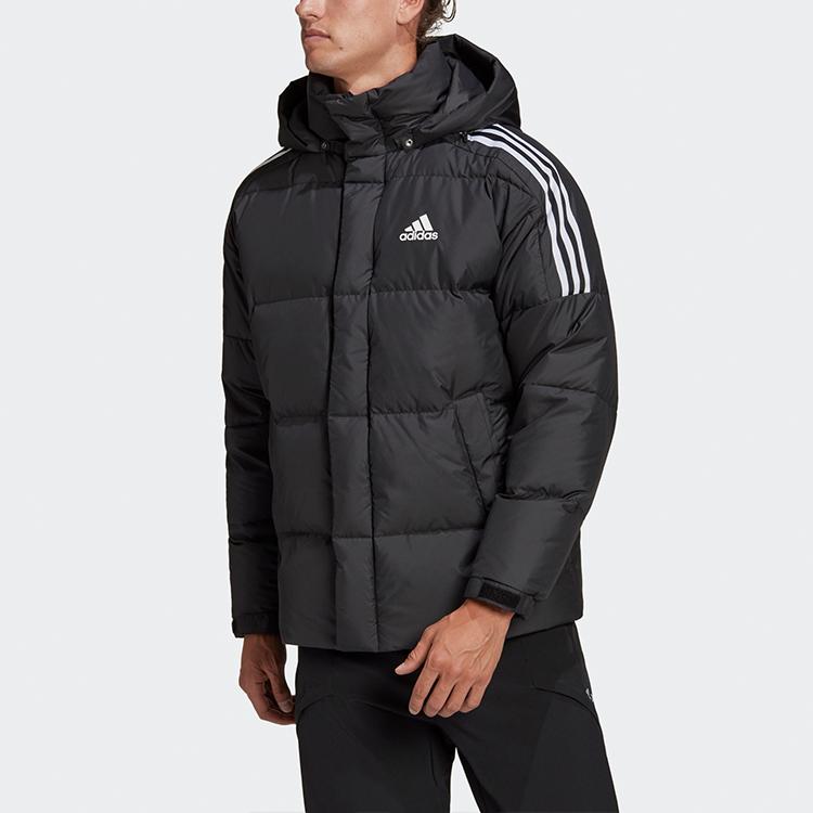 New Adidas Down Jackets Men Black GF0101