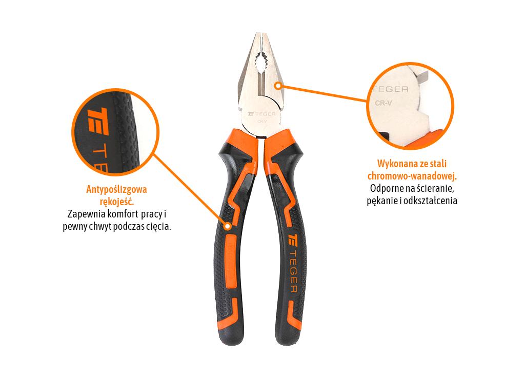 Szczypce Uniwersalne 180 Mm / Teger