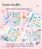 Xin Mo M5 Japanese Die-cut Sticker Book: Versatile Tearable Journal for DIY Collage and Gumi Crafts