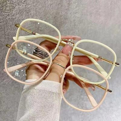 Fashion Shows Young Reading Glasses, Women'S Anti-Blue Large-Frame Reading Glasses, Middle-Aged And Elderly High Definition Glasses