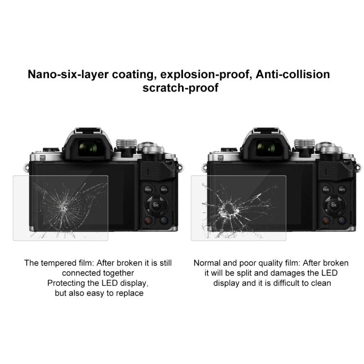 Fólie z tvrzeného skla PULUZ 2.5D 9H pro Olympus EPL6 / EPL5 / TG860 / TG850 / PM2 / TG870