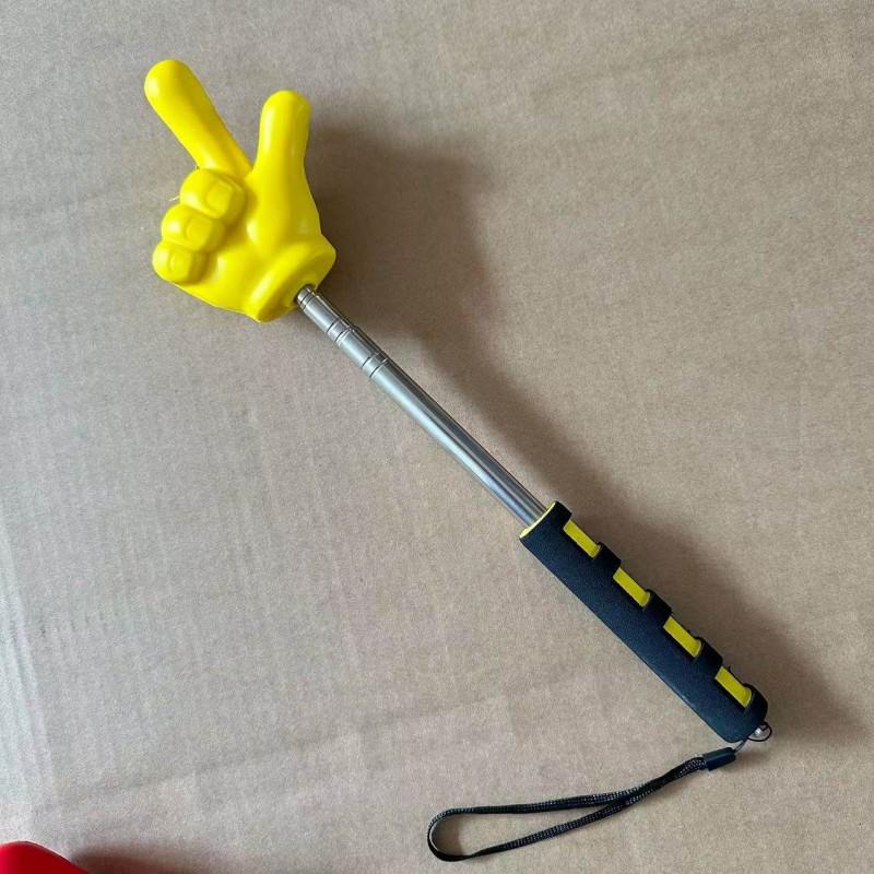 Retractable Foam Hand Gesture Pointer for Rock Paper Scissors Teaching