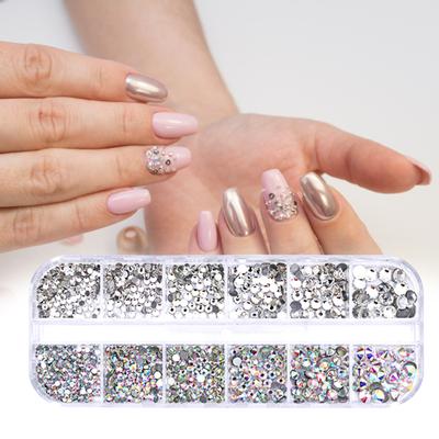 Nail Art Léger Fonctionne Facilement Résine Cristal Strass Ensemble D'Ongles Pour Un Usage Quotidien