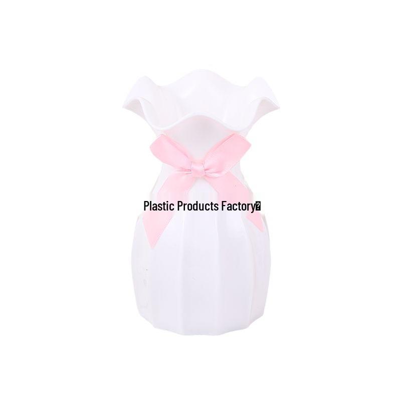 Vază din plastic cu frunză de lotus pentru depozitarea apei: Decor pentru casă și dulap TV