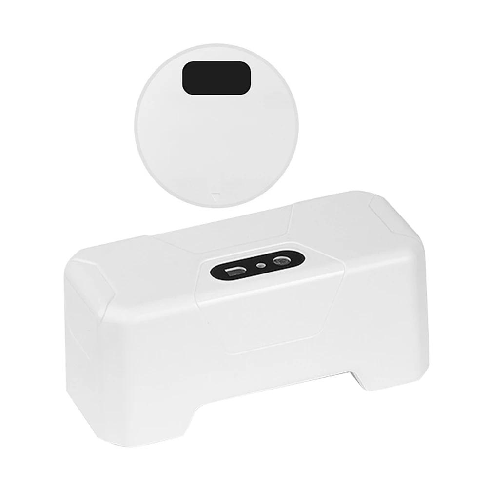 Smart Toilets Flush Sensor Button Non-Contact Intelligent Toilets Flush Button with Wireless Transmitter for Home Hotel Bathroom