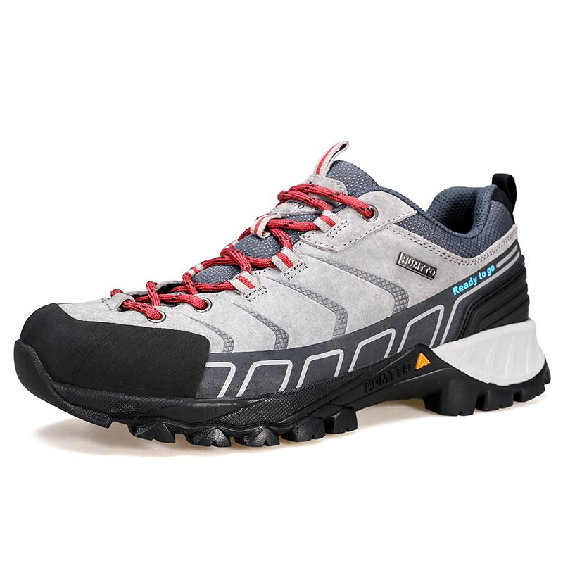 HUMTTO Pantofi de drumeție Pantofi din piele rezistenți la apă pentru femei Pantofi de trekking pentru femei respirabili și anti-alunecare