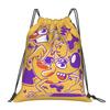 Custom CatDoges Drawstring Bags for Shopping Yoga Backpacks Men Women Surreal Humour Sports Gym Sackpack