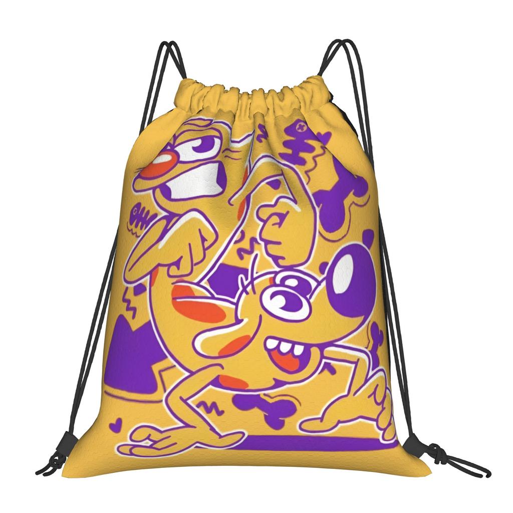 Custom CatDoges Drawstring Bags for Shopping Yoga Backpacks Men Women Surreal Humour Sports Gym Sackpack