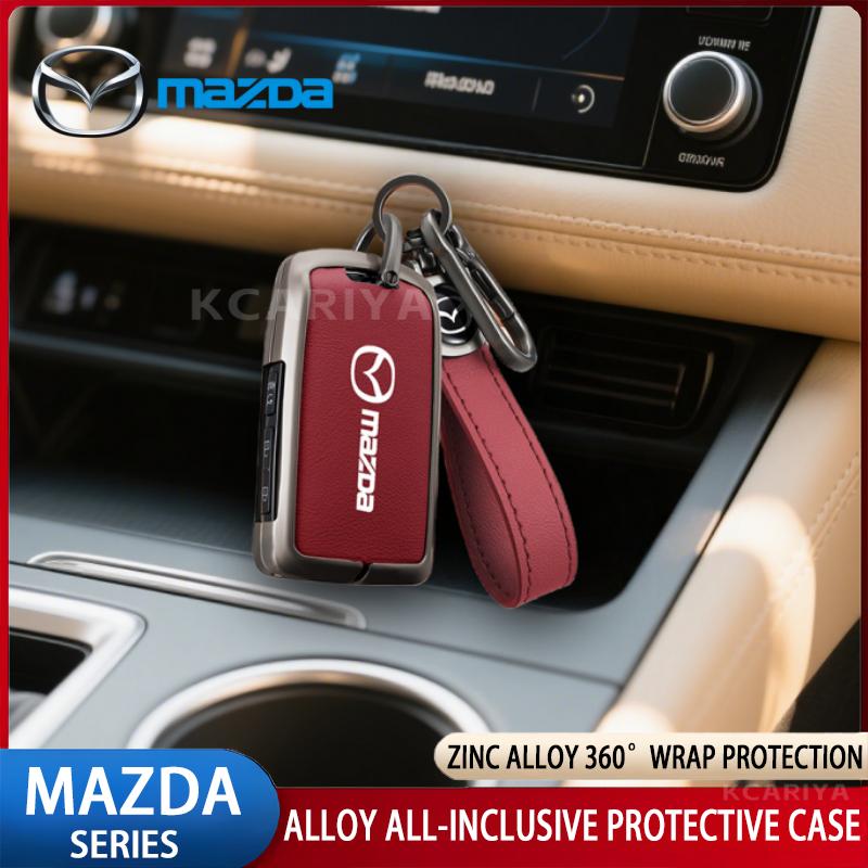 Coque Complète Porte-Clé de Voiture Coquille Pour Mazda 2 3 5 6 BL BM GJ Atenza Axela Demio CX-3 CX3 CX-5 CX5 CX7 CX-7 CX-9 CX8 Accessoire