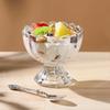 Dessert Glass Cup Ice Cream Pudding Dessert Transparent Mugs Perfect Kitchen Accessories for Ice Cream Fruit Juice Salad
