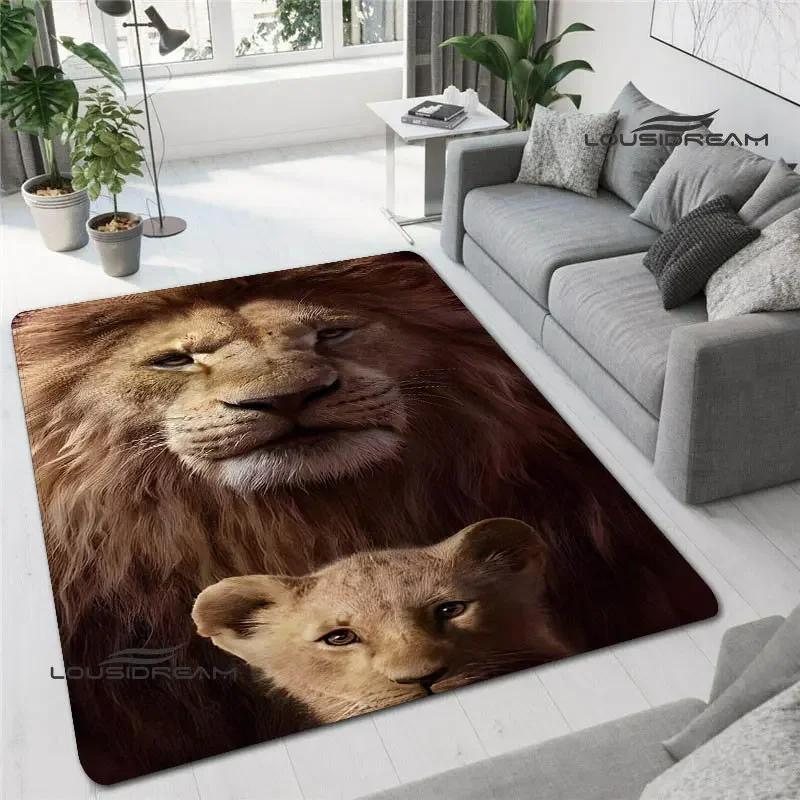 3D Lion Printed Carpet non-slip Carpet kitchen mats for floor decoracion anime rug Fashion yoga mat bedroom decor birthday gift