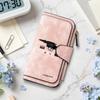 Women's Fashion Long Wallet Printed Purse Multi Card Slot Casual Clutch Portable Daily Wallet