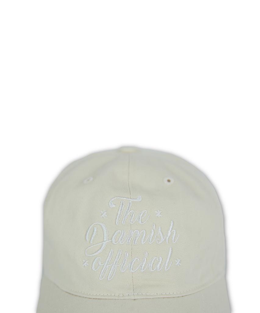 Damiswi Official Script Ball Cap_Light Beige