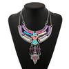 Bohemian Geometric Retro Necklace With Alloy Finish For Unisex Travel Gift