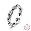 Rings For Women 925 Silver Heart Shaped Cross Crown Rings Sparkling Colorful Zircon Wedding Engagement Jewelry Gifts
