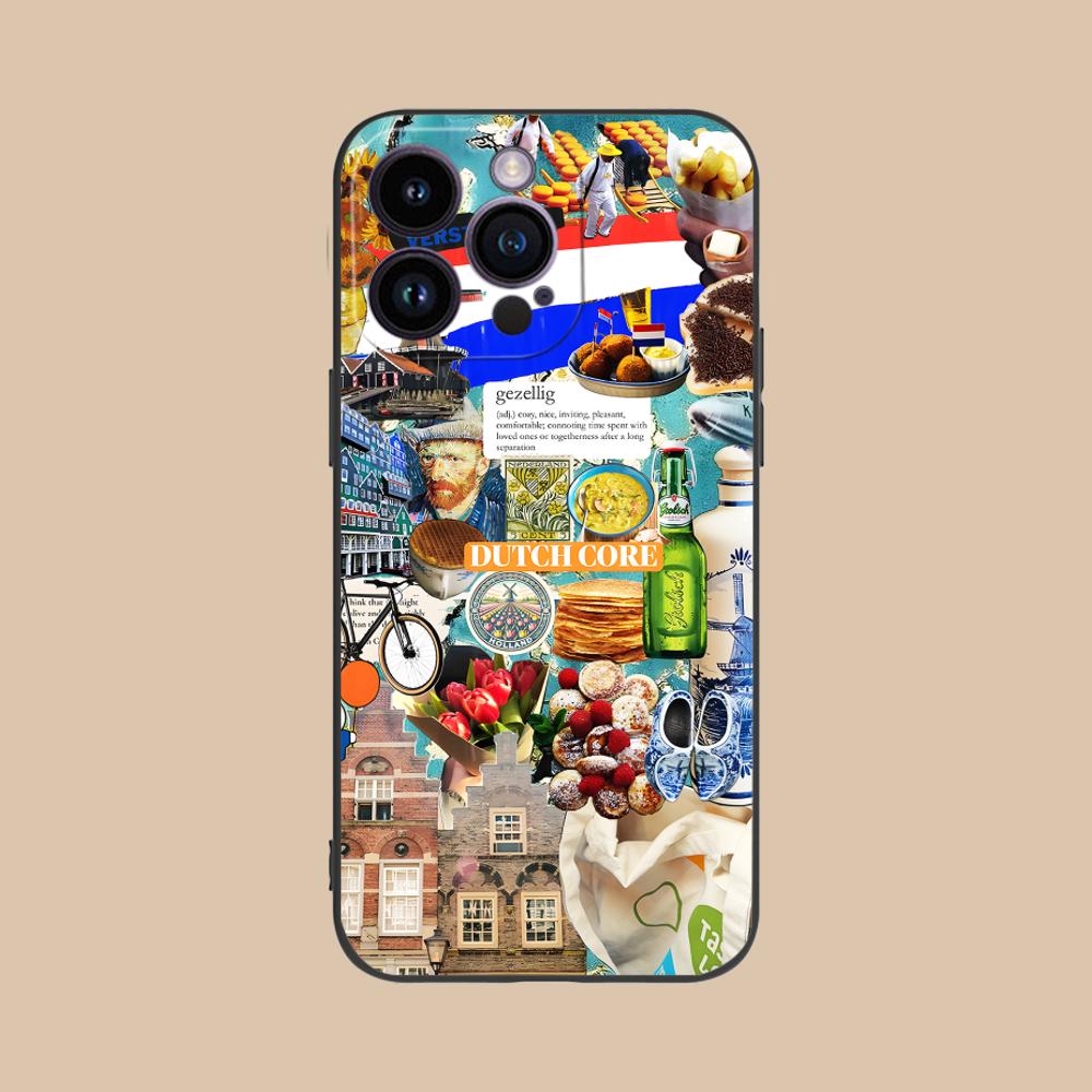 Netherland Dutch Flag Printed Phone Case for iPhone 17 16 15 14 13 12 11 X XR XS 8 7 Air Pro Max Plus Mini Soft TPU Shockproof