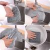 50/1Pcs Microfiber Bamboo Charcoal Cleaning Towel Super Absorbent Non-Stick Oil Soft Dish Wipe Kitchen Towel Cleaning Cloth Rags