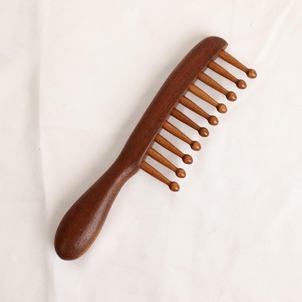 Bequeme Massage Körper Meridian Massagekamm Holz Kopfmassagekamm Neuer Loc-Kamm Kopfhautmassag