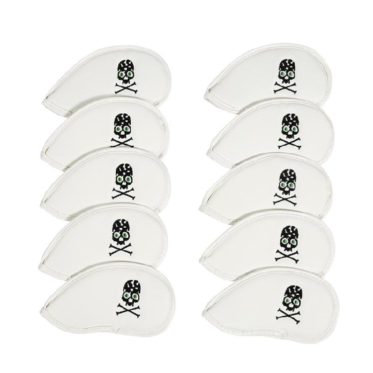 10x Synthetische Wasserdichte Golf-Eisen-Schlägerhaube Golfschläger-Kopfhaube Passend für die meisten Marken