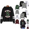 Side Serpents South Hoodie Riverdale Veronica Snake Gang Sweatshirt Top Pullover