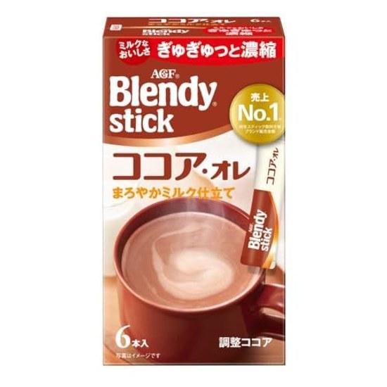 AGF Blendystic Cocoa Ore 6 sticks boxes Milk Powder