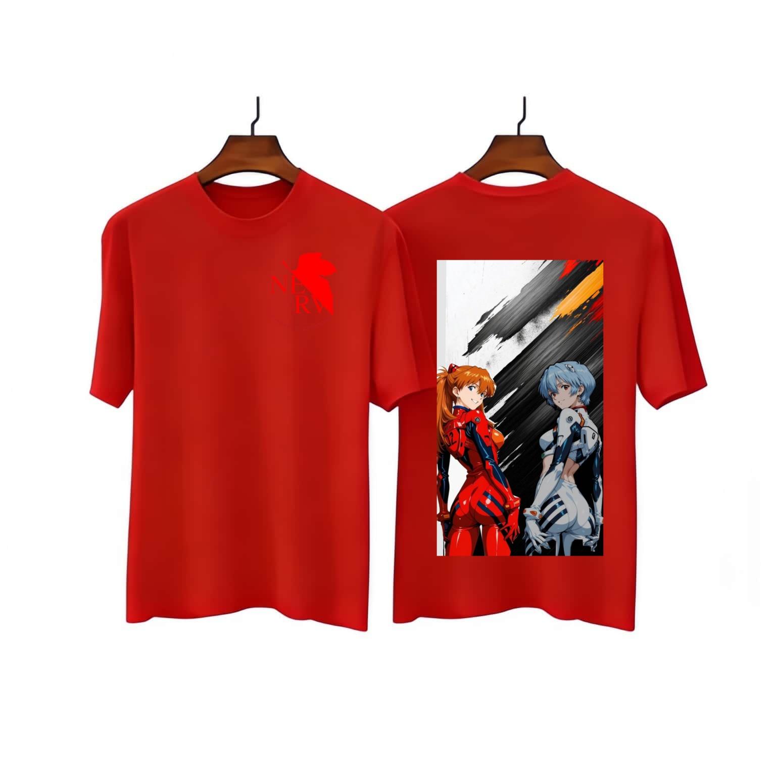 

Neon Genesis Evangelion Anime Asuka Ayanami Printed Tshirt Mens and Womens Tshirt Mens Top Sports Tshirt 2026 Summer Tee 4XL