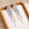 Exquisite Personalized Tassel Waterfall Earrings - Light Luxury Stud Jewelry