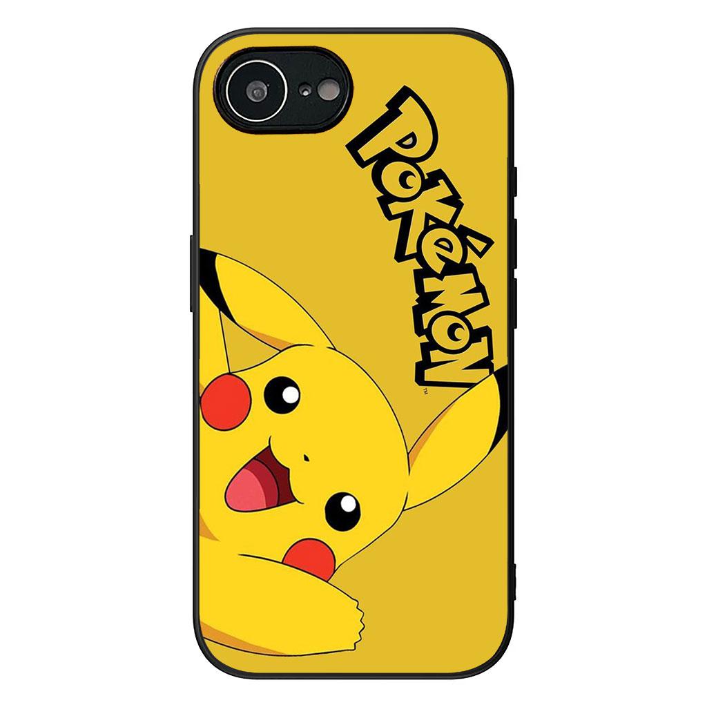 

Cover for Apple iPhone 16 15 14 Plus 13 12 Mini 17 Pro Max + ProMax 16E Air Phone Case Mew P-Pokemons P-Pikachus Mewtwo iPhone 16