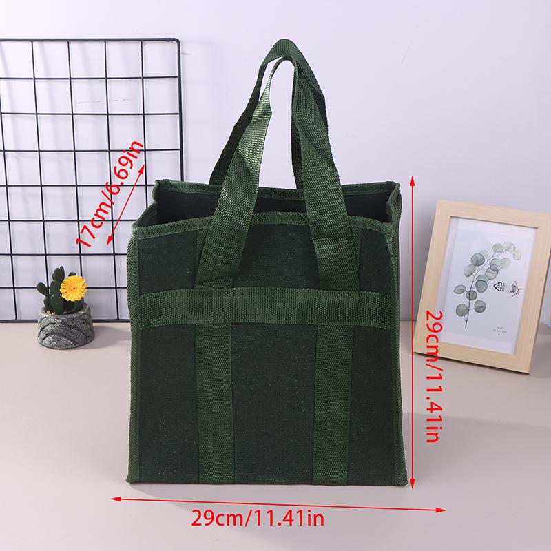 

Простая холщовая сумка-органайзер для инструментов Высокопрочный органайзер для хранения инструментов для электрика Водонепроницаемые инструменты Сад Переезд Домашнее хранение