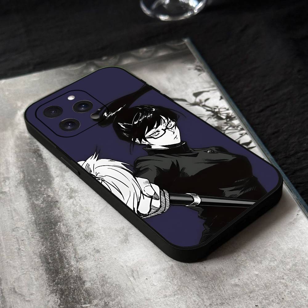 Maki Zenin Jujutsu Kaisen Anime Phone Case Black Silicone Soft Shell For IPhone 17 16 15 14 13 12 11 Air Pro Max Plus Hot Sale