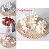 Artificial Flower Decor Pack With 6 Stems Of Daisy And Chrysanthemum Flowers In Various Colors For Wedding And Home Use