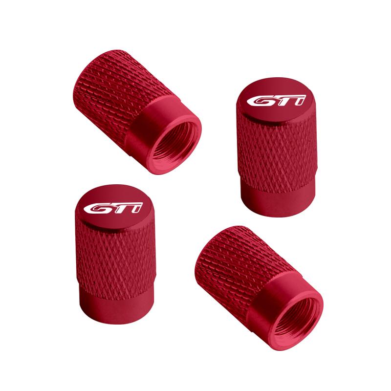 For VW VOLKSWAGEN 2026 New For Peugeot GTI Emblem 106 107 206 207 208 301 307 408 508 3008 Badge Car Wheel Tire Valve Caps Tyre