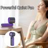 LED Display Portable Fan Powerful Handheld Electric Fan Turbo Quiet Fan  Home Use