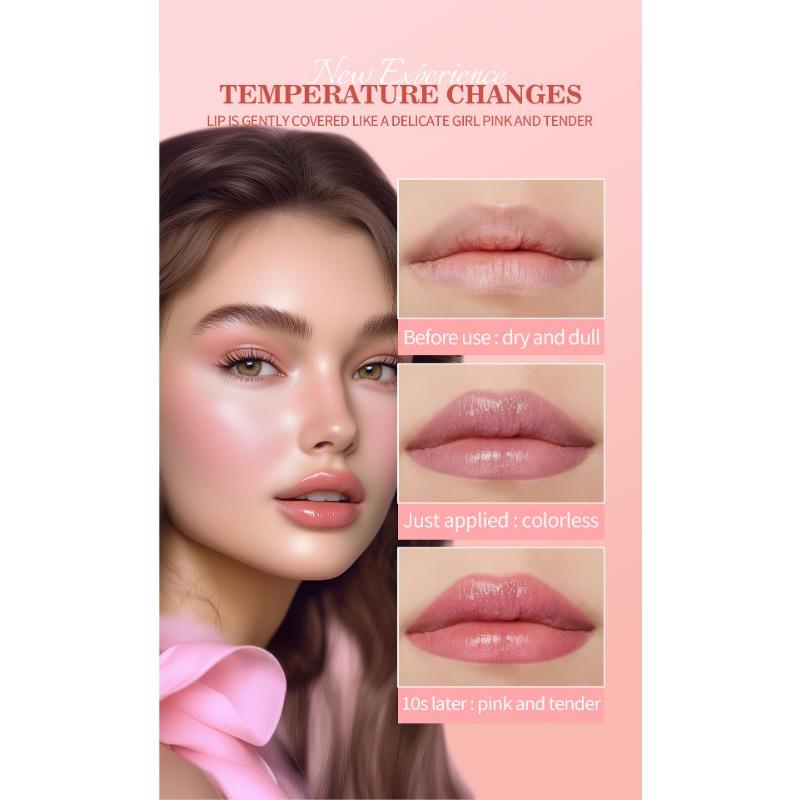 Color Change Lipstick Non-stick Cup Lip Gloss Moisturizing Moisturizing Warm Change Lipstick Lipstick